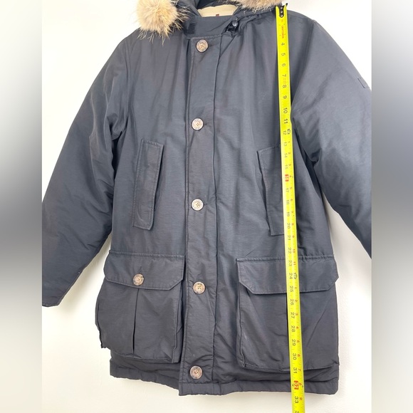 Woolrich Arctic Parka Jacket, Men’s Small, Goose Down Fill, Coyote Fur Hood, GUC - Picture 8 of 16